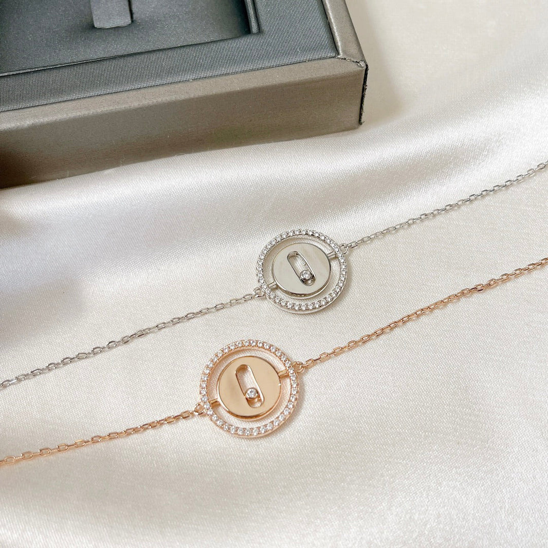 [Camiery]LUCKY MOVE PAVED DIAMOND BRACELET