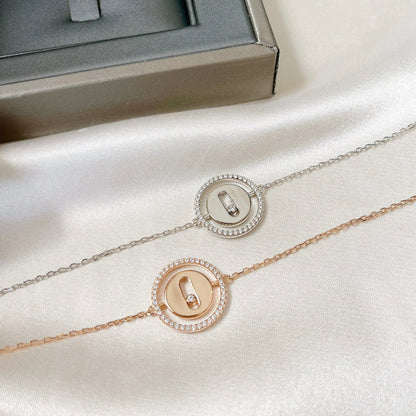 [Camiery]LUCKY MOVE PAVED DIAMOND BRACELET