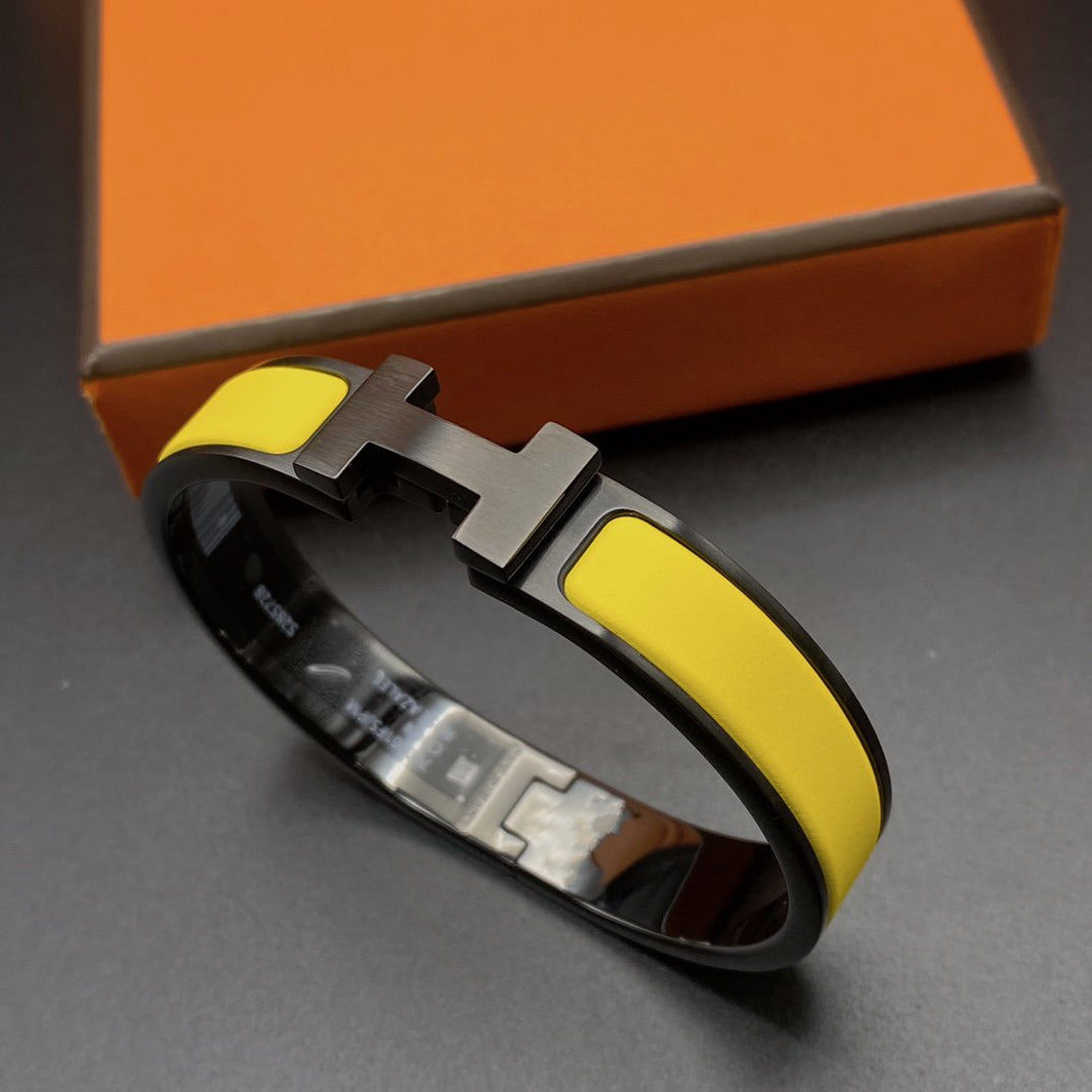 [Camiery]CLIC HM SO BLACK YELLOW BRACELET