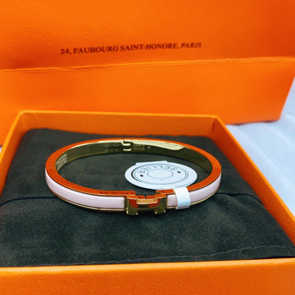 [Camiery]CLASSIC HM CLIC  PINK 8MM ENAMEL BRACELET