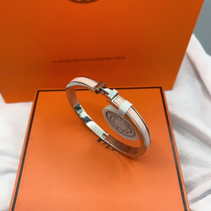 [Camiery]CLASSIC HM CLIC  PINK 8MM ENAMEL BRACELET