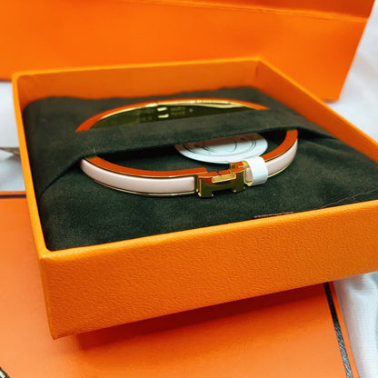 [Camiery]CLASSIC HM CLIC  PINK 8MM ENAMEL BRACELET