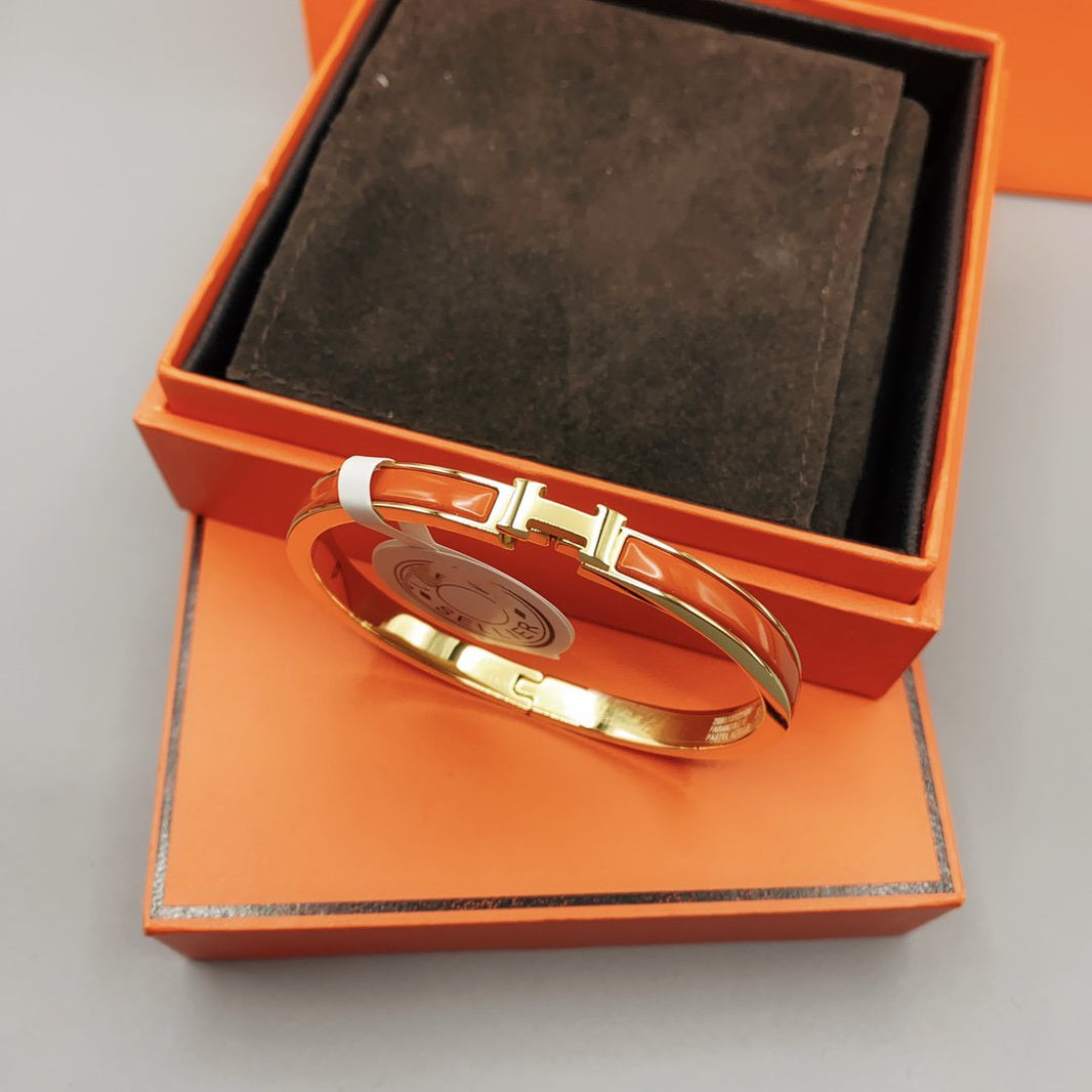 [Camiery]CLASSIC HM CLIC RED 8MM ENAMEL BRACELET