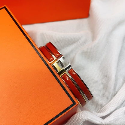 [Camiery]CLASSIC HM CLIC RED 8MM ENAMEL BRACELET