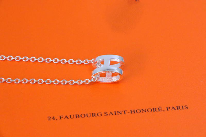 [Camiery]HM NECKLACE H LETTER OVAL SERIES