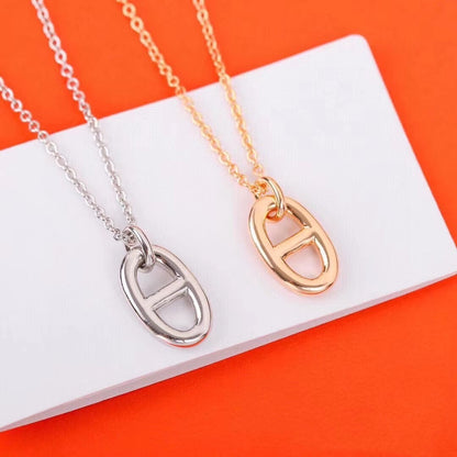 [Camiery]HM PIG NOSE NECKLACE