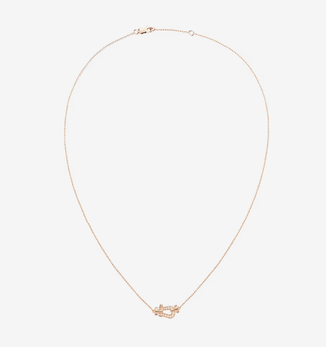 [Camiery]FORCE 10 DIAMOND PINK GOLD NECKLACE MINI MODEL