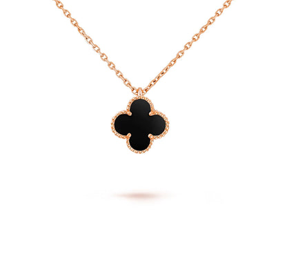 [Camiery]CLOVER MINI 9.5MM CARNELIANS NECKLACE COLLECTION