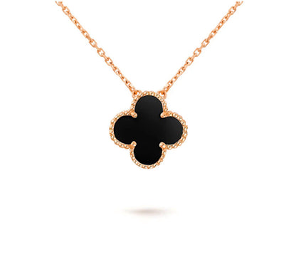 [Camiery]CLOVER 15MM SINGLE FLOWER NECKLACE COLLECTION