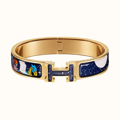 [Camiery]H STAR AND MOON BRACELET 12MM