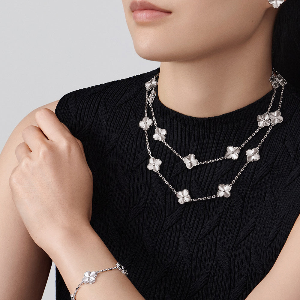 [Camiery]CLOVER 20 MOTIFS DIAMOND SILVER