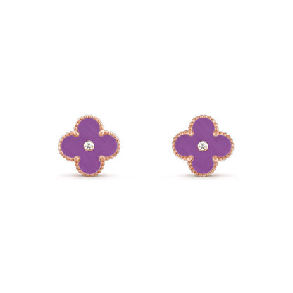 [Camiery]CLOVER  15MM DIAMOND EARRINGS COLLECTION