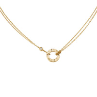 [Camiery] LOVE NECKLACE 16MM 2 DIAMONDS