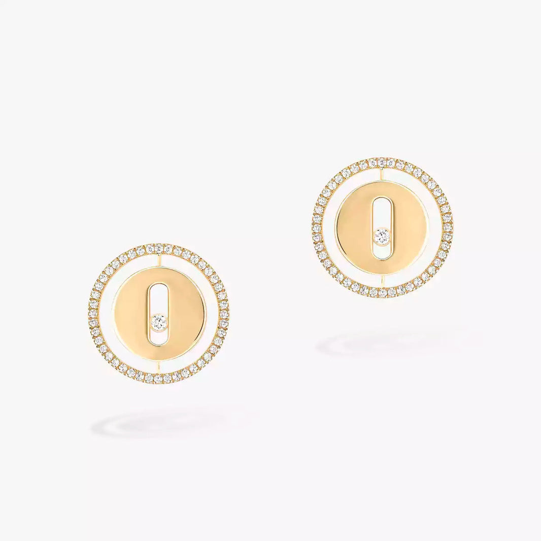 [Camiery]Lucky Move Diamond Earrings