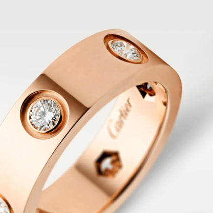 [Camiery] LOVE 5.5MM 6 DIAMOND RING