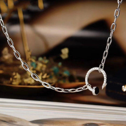 [Camiery] JUSTE NECKLACE FULL DIAMONDS