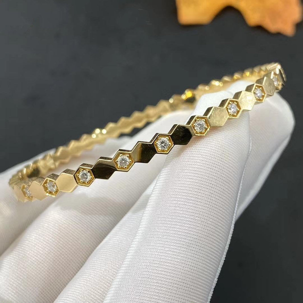 [Camiery]BEE LOVE GOLD DIAMOND BRACELET