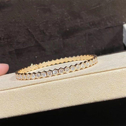 [Camiery]BEE LOVE GOLD BRACELET FULL DIAMOND