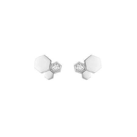 [Camiery]BEE LOVE SILVER DIAMOND EARRINGS