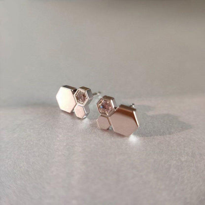 [Camiery]BEE LOVE SILVER DIAMOND EARRINGS