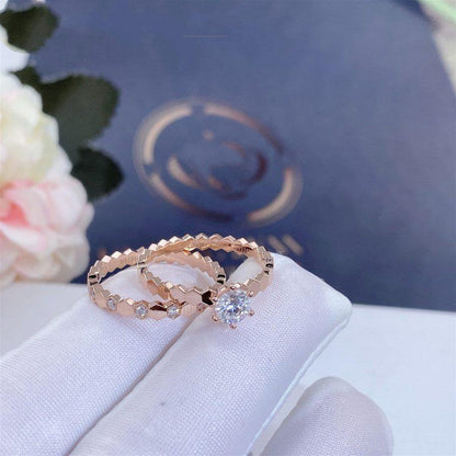 [Camiery]BEE LOVE RING PINK GOLD 1 DIAMOND