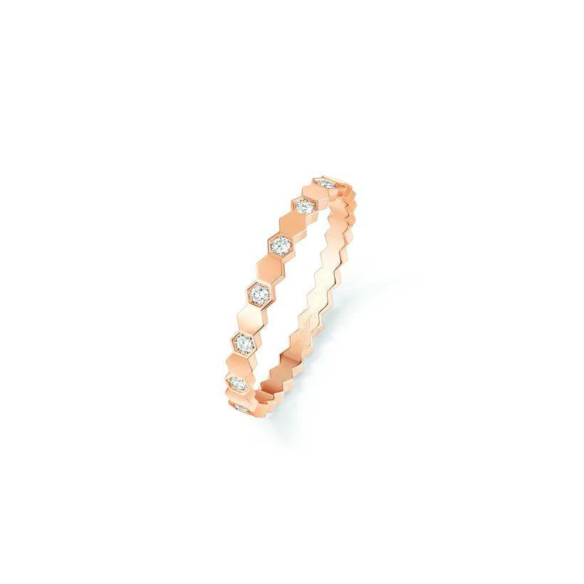 [Camiery]BEE LOVE RING PINK GOLD DIAMOND
