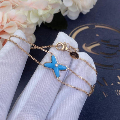 [Camiery]JEUX BRACELET TURQUOISE PINK GOLD 1 DIAMOND