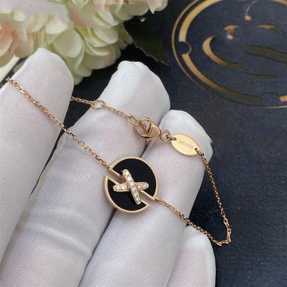 [Camiery]JEUX DE BRACELET ONYX PINK GOLD DIAMOND