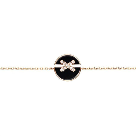 [Camiery]JEUX DE BRACELET ONYX PINK GOLD DIAMOND