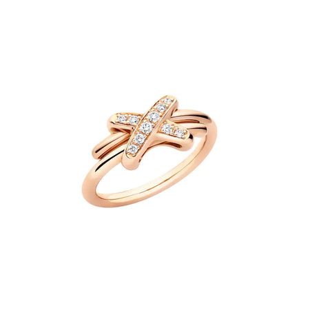 [Camiery]JEUX DE PINK GOLD DIAMOND RING