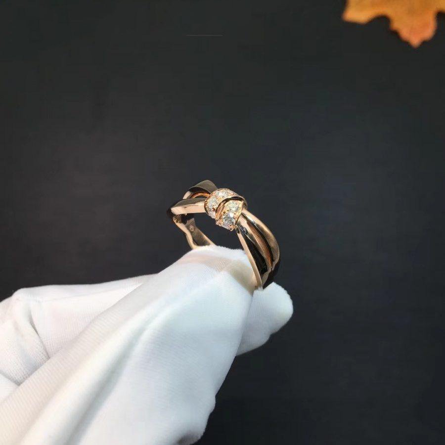 [Camiery]LIENS RING PINK GOLD DIAMOND