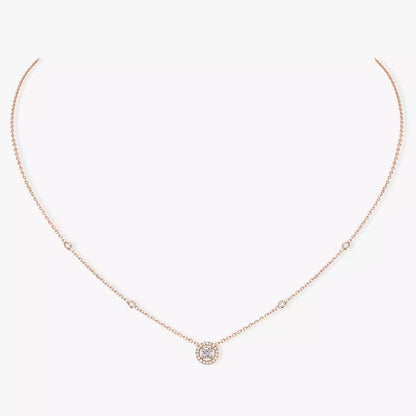 [Camiery]Diamond Necklace 0,20ct Brilliant Shape Joy