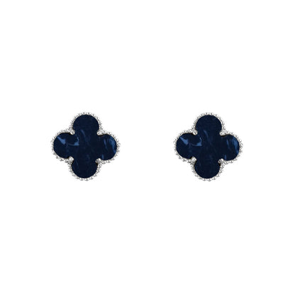 [Camiery]CLOVER SILVER 15MM EARRINGS COLLECTION