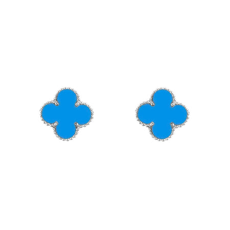 [Camiery]CLOVER SILVER 15MM EARRINGS COLLECTION