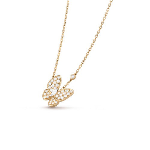 [Camiery]BUTTERFLY DIAMOND NECKLACE