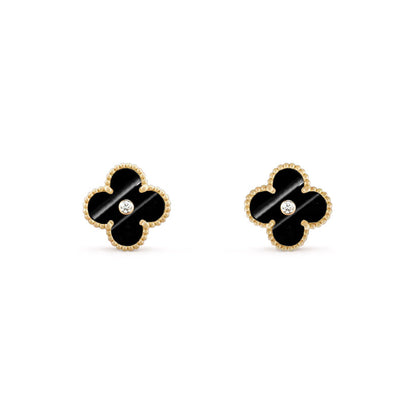 [Camiery]CLOVER  15MM DIAMOND EARRINGS COLLECTION