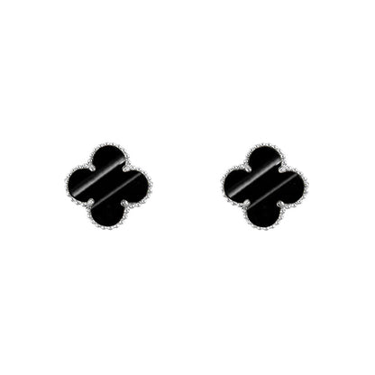 [Camiery]CLOVER SILVER 15MM EARRINGS COLLECTION