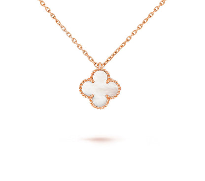 [Camiery]CLOVER MINI 9.5MM CARNELIANS NECKLACE COLLECTION