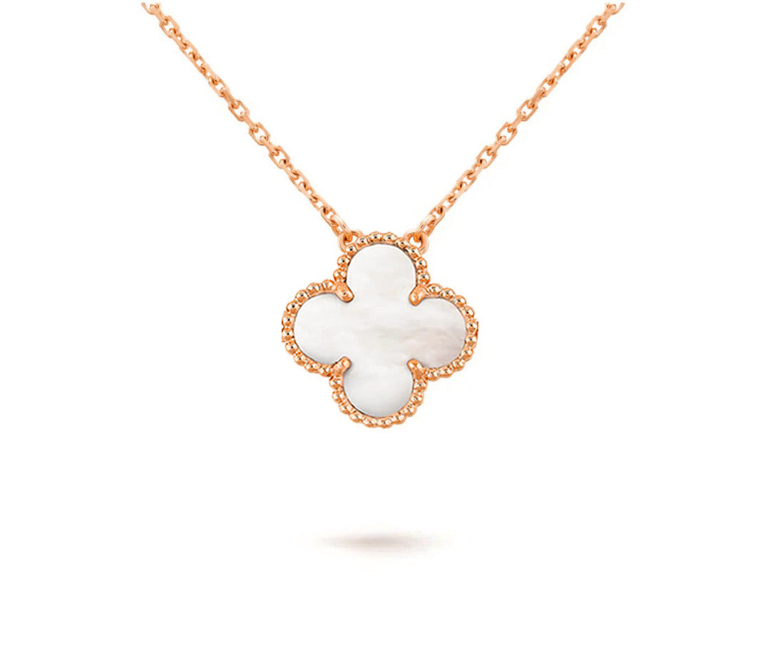 [Camiery]CLOVER 15MM SINGLE FLOWER NECKLACE COLLECTION