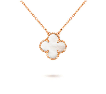 [Camiery]CLOVER 15MM SINGLE FLOWER NECKLACE COLLECTION