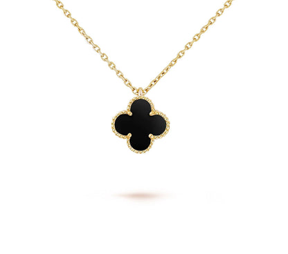 [Camiery]CLOVER MINI 9.5MM CARNELIANS NECKLACE COLLECTION