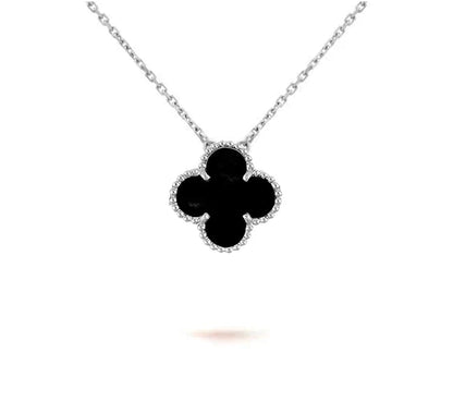 [Camiery]CLOVER 15MM NECKLACE SILVER COLLECTION