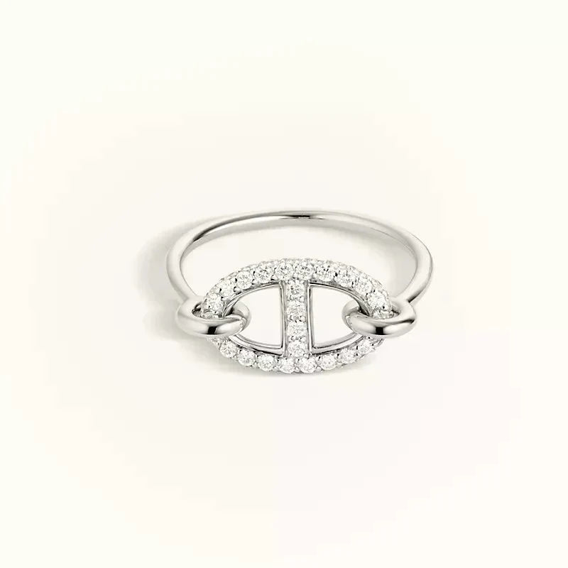 [Camiery]RONDE SMALL SILVER DIAMOND RING