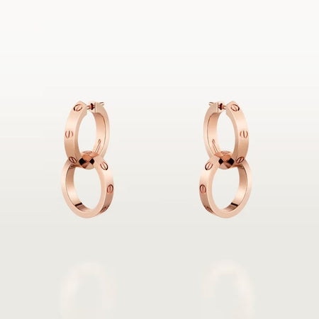 [Camiery] LOVE 3.3MM DANGLE EARRINGS