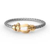 [Camiery]FORCE LARGE HORSESHOE NO DIAMOND BRACELET GOLD