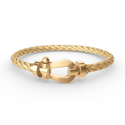 [Camiery]FORCE LARGE HORSESHOE NO DIAMOND BRACELET GOLD