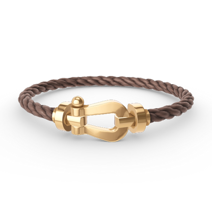 [Camiery]FORCE LARGE HORSESHOE NO DIAMOND BRACELET GOLD