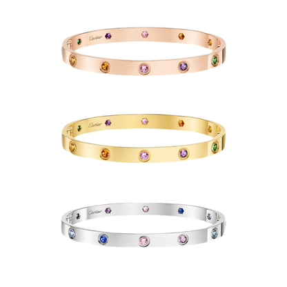 [Camiery]2026 RAINBOW LOVE BRACELET 6.1MM  10 DIAMONDS