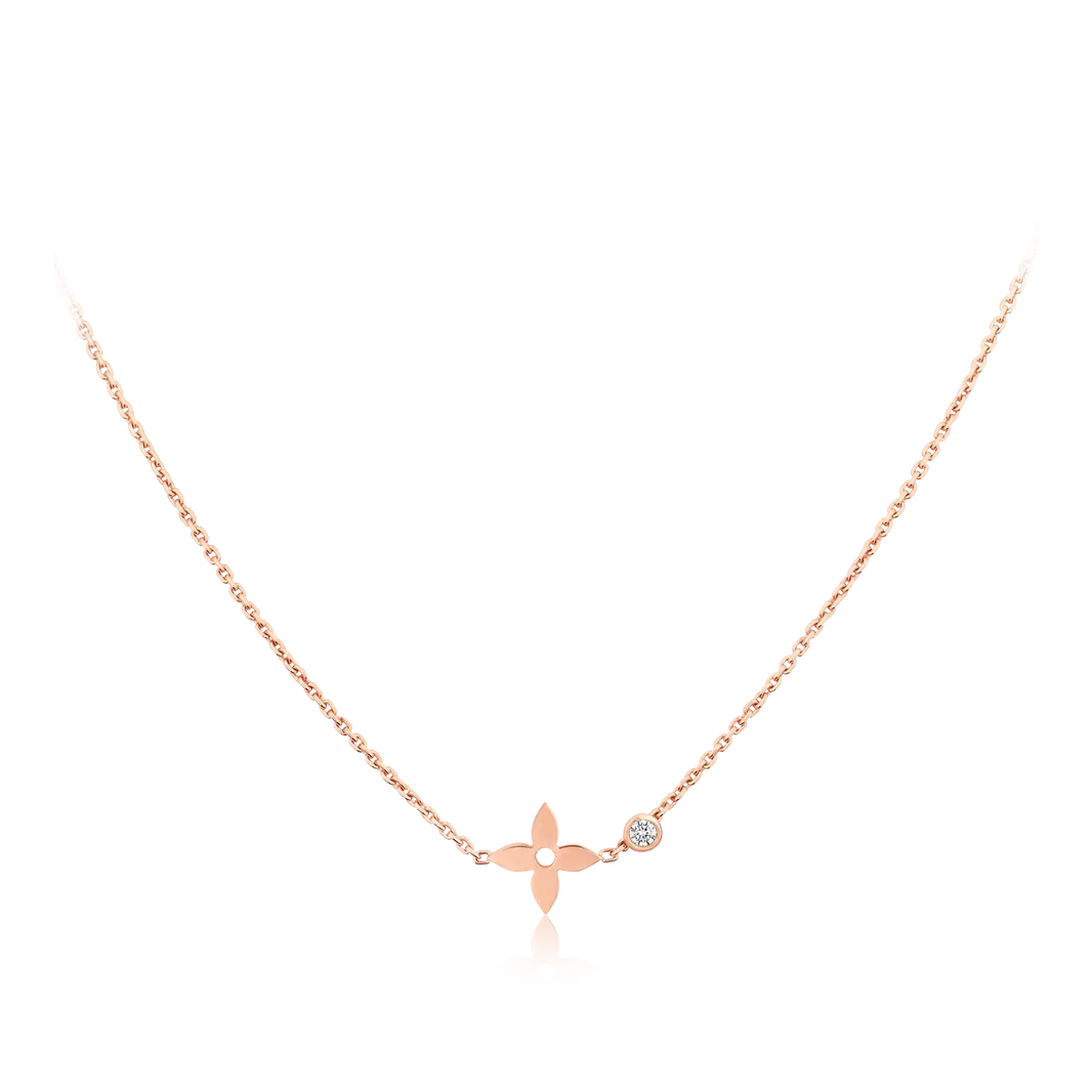 [Camiery]BLOSSOM PENDANT PINK GOLD AND DIAMOND