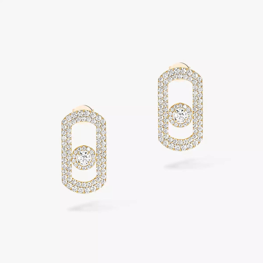 [Camiery]So Move Pave_-Set Diamond Earrings in Silver